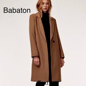 Aritzia Babaton Tan Coat